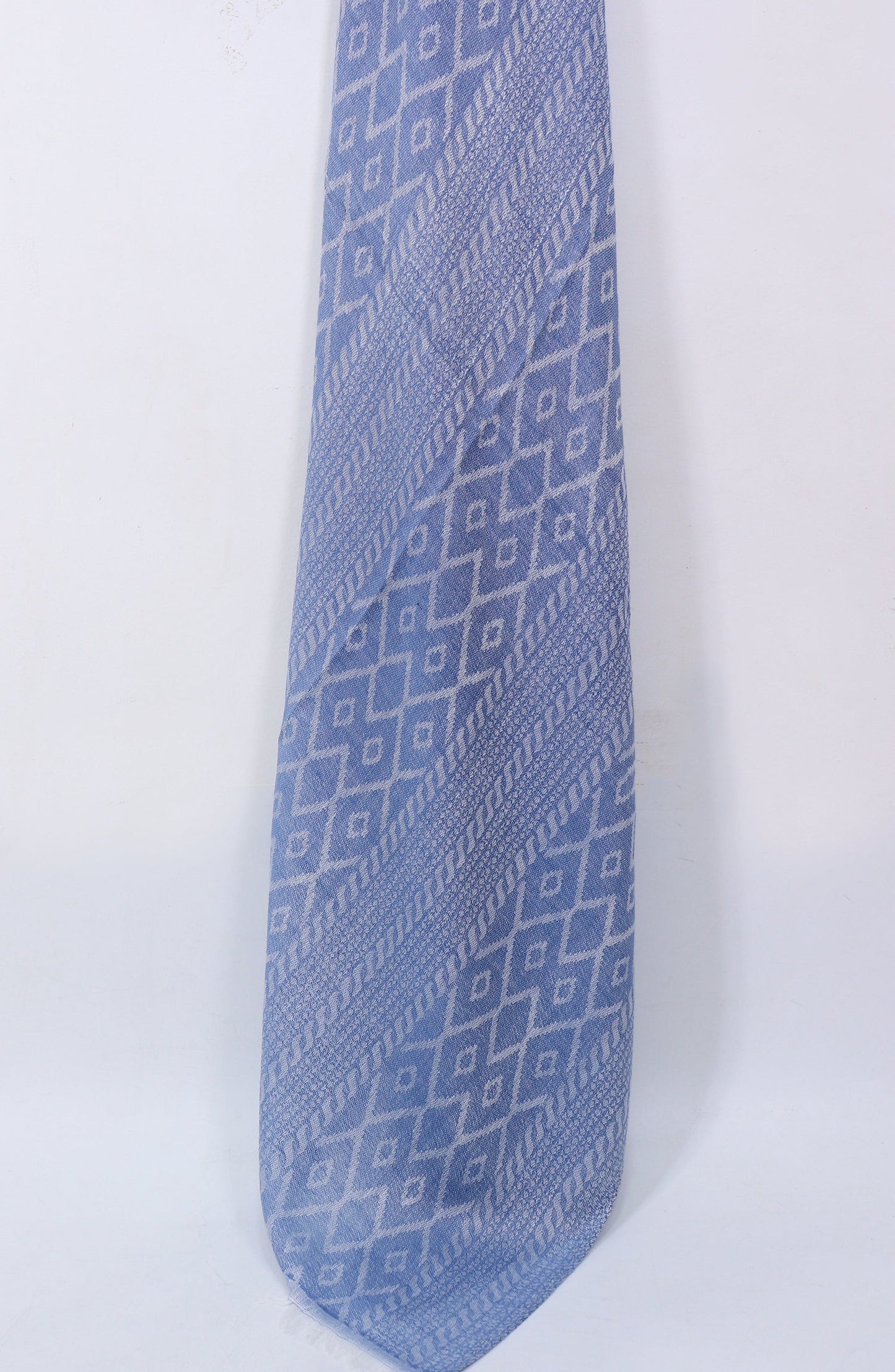Amna Khadija Premium Twill Jacquard Stole Design-11 - AM25OLT - Blue - Summer Collection