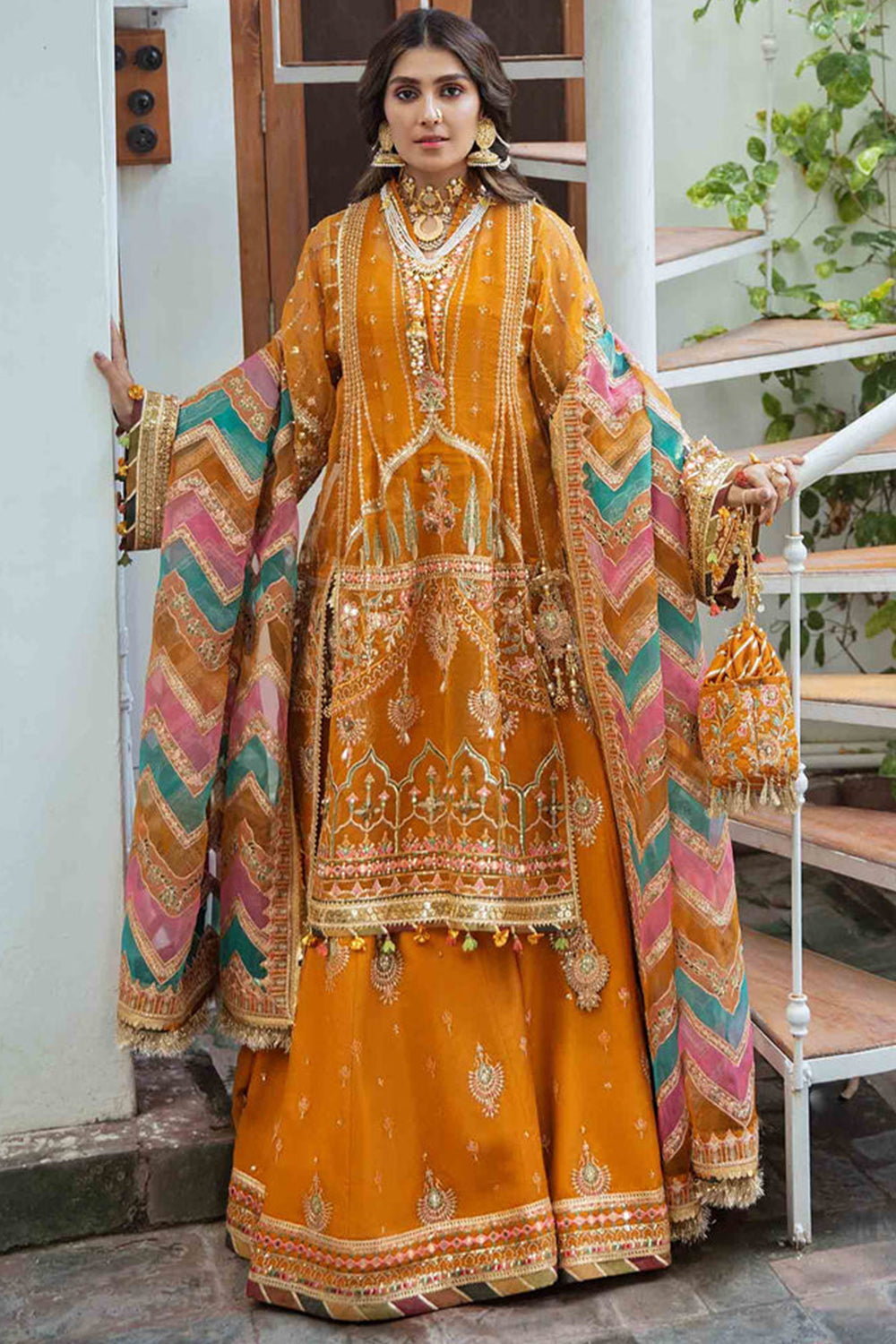 MNR - Zarlish by Mohsin Naveed Ranjha Festive Collection - HENNA - TC-94