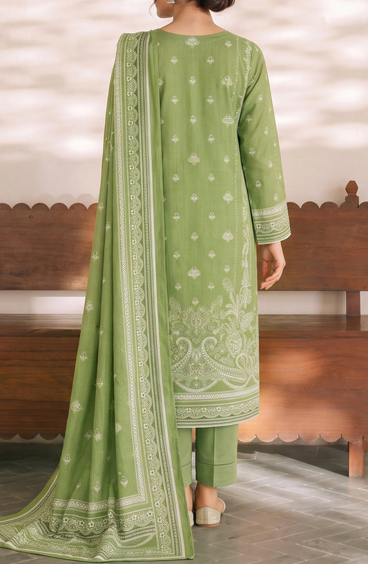 VS Daman Printed Cambric Unstitched 3 Piece Suit - D-984 - VS26TWC - Green - Summer Collection