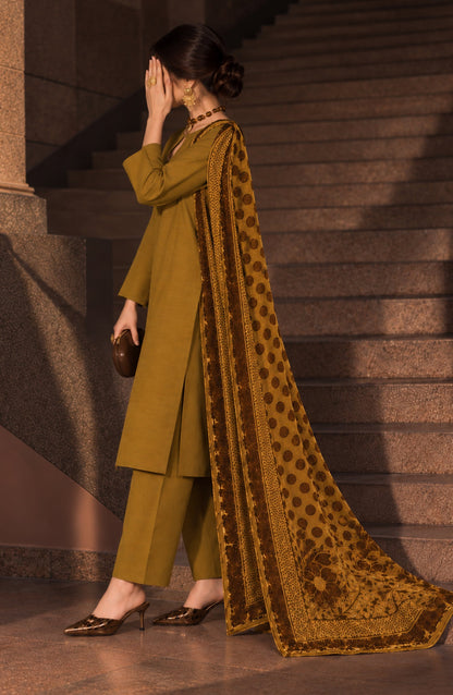 Velluto Milano by Amna Khadija Moonlight Dhanak Unstitched 3 Piece Suit - D-03 - AM26VUL - Dhani - Winter Collection