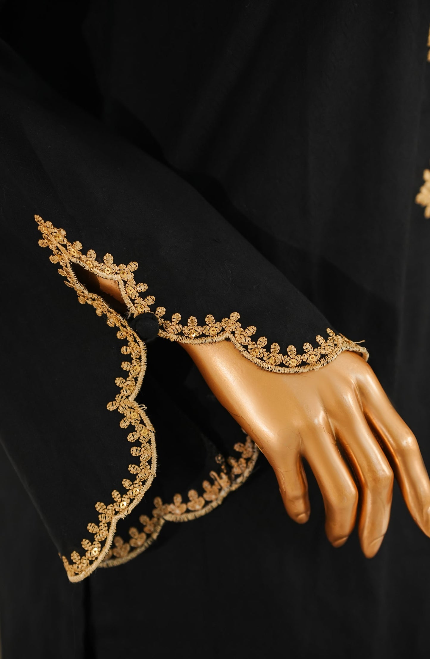 Zaira Royal by Amna Khadija Embroidered Cotton Jacquard Stitched 2 Piece Suit - ZR-05 - AM25ZAIRA - Black - Winter Collection