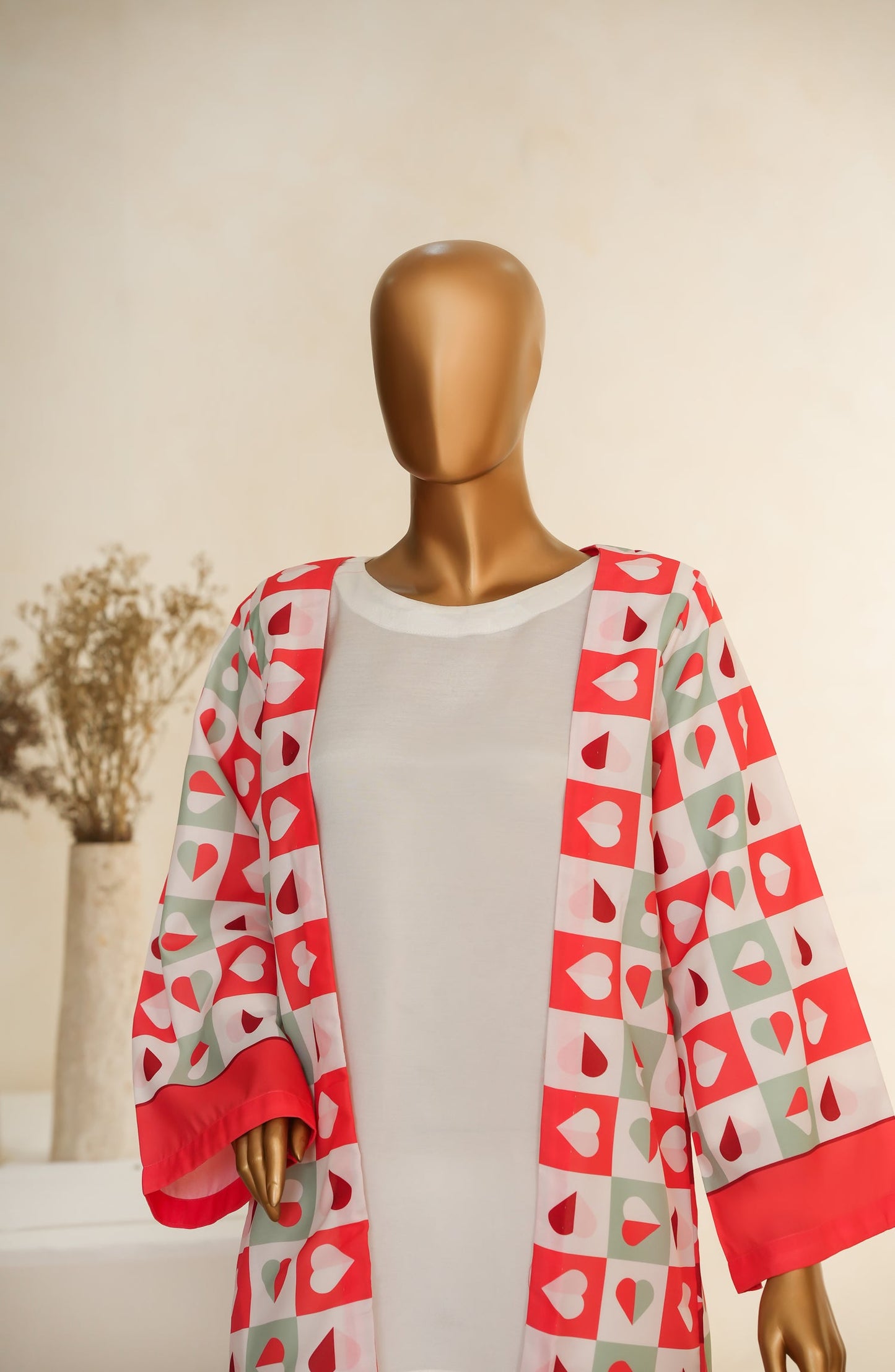Zehaina by Amna Khadija Digital Printed Poly Swiss Stitched 3 Piece Set - AKZ-02 - AM25ZEH - Pink & White - Casual Collection