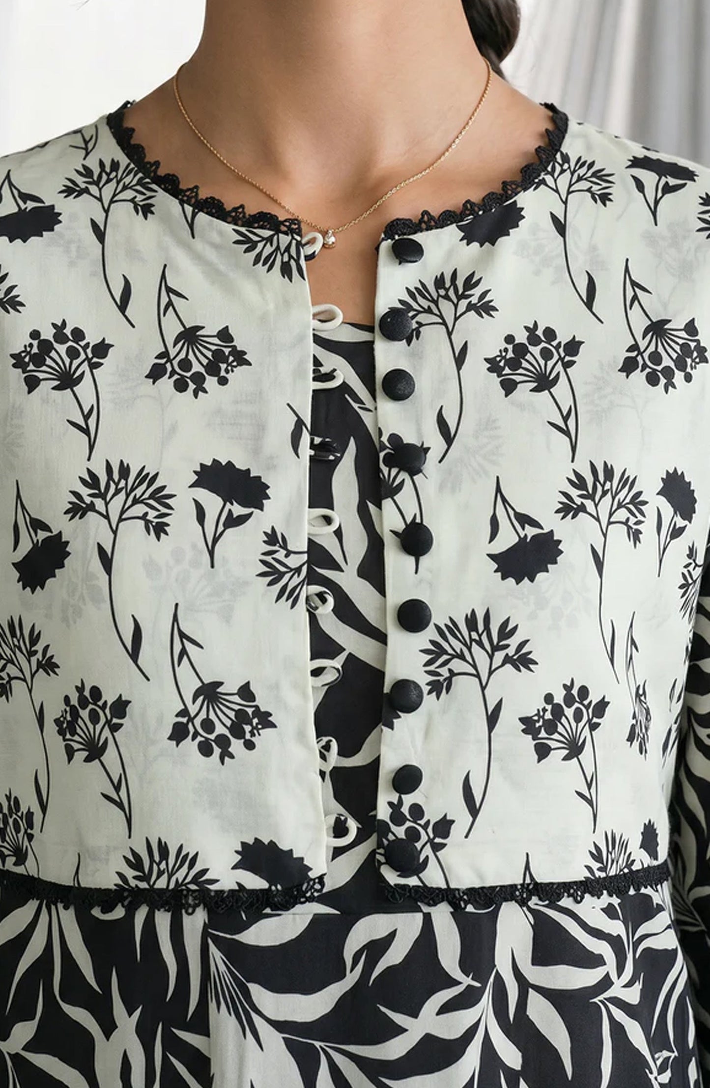 Zellbury Monochrome Printed Lawn Unstitched 2 Piece Suit - WUS26X21062 - ZB26MN - Black - Summer Collection