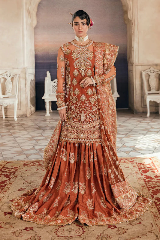 Afrozeh Rangreza Embroidered Bridal Collection - TC-1449