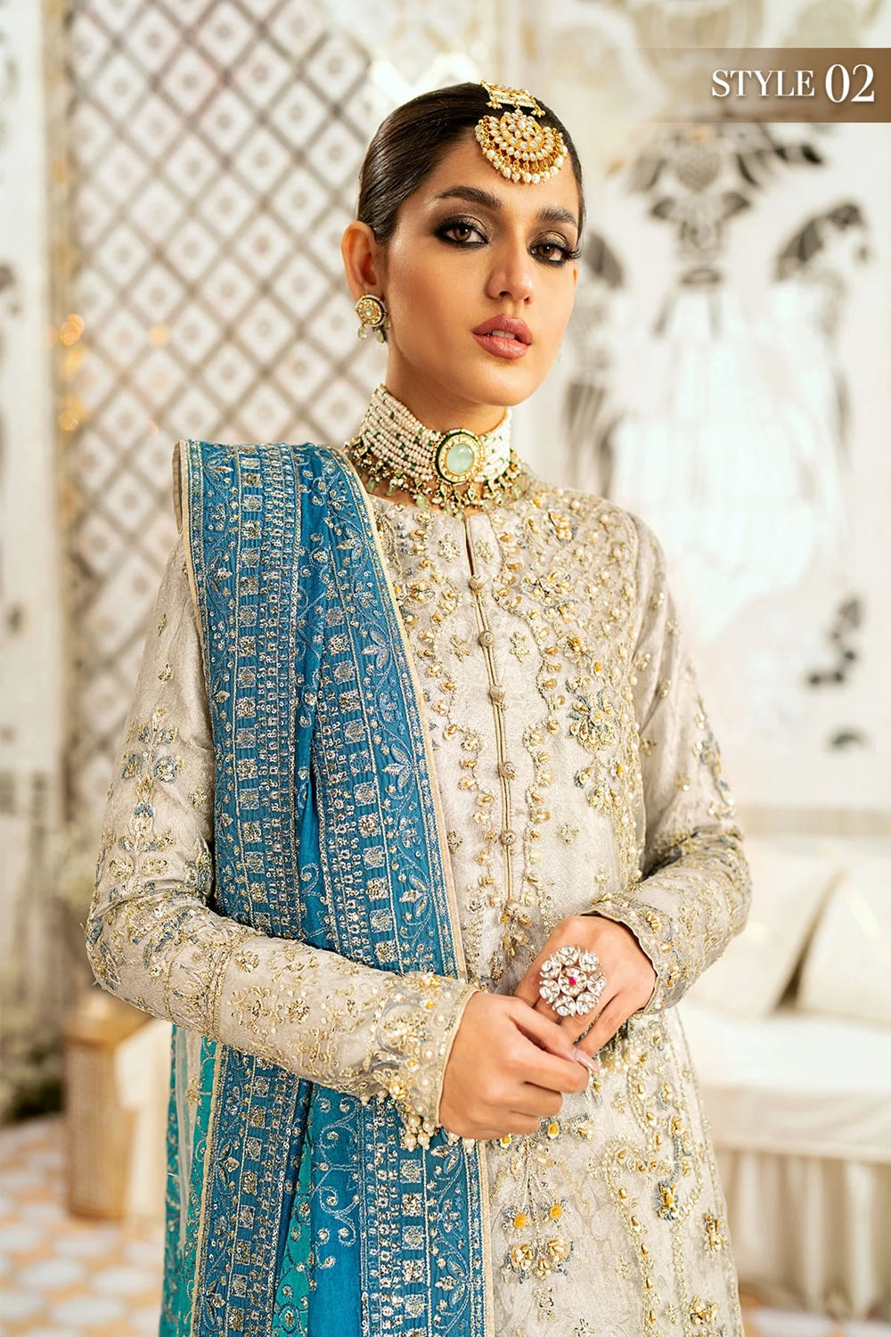 AIK Shaam - Look A2410 Luxury Embroidered Wedding Festive Edition - TC-1824