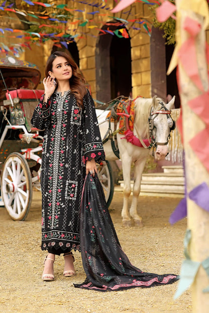 Aneelas Luxury Embroidered Lawn - TC-1510