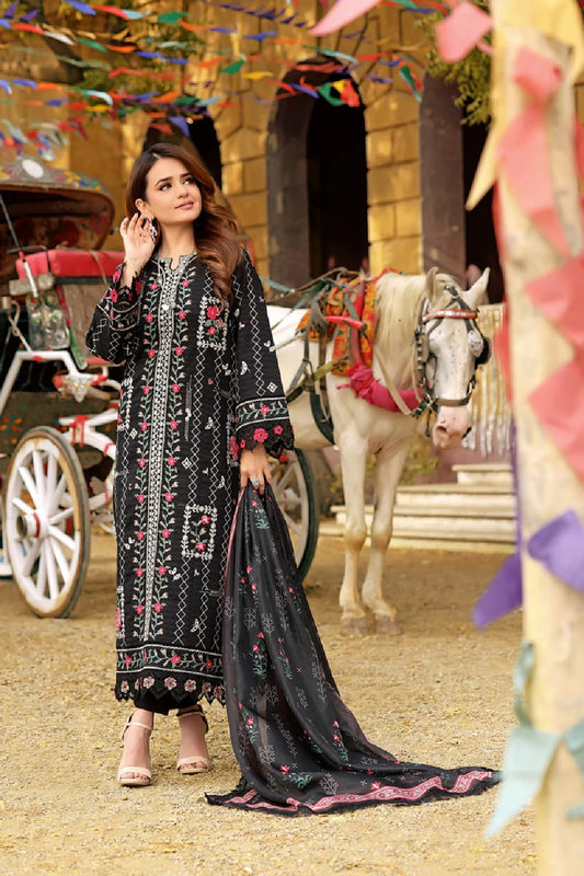 Aneelas Luxury Embroidered Lawn - TC-1510
