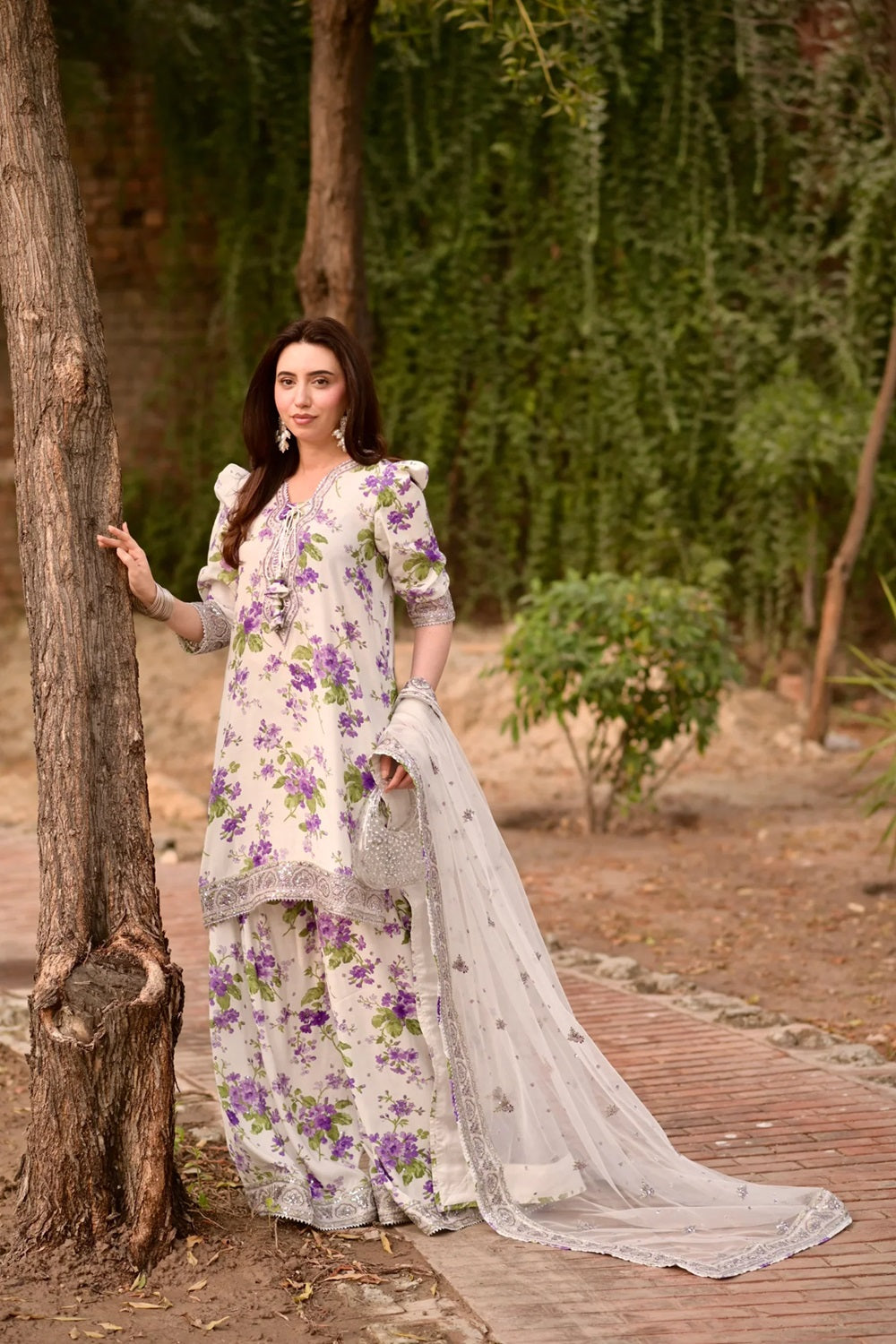 Aneelas Luxury Printed Embroidered Lawn - TC-1570