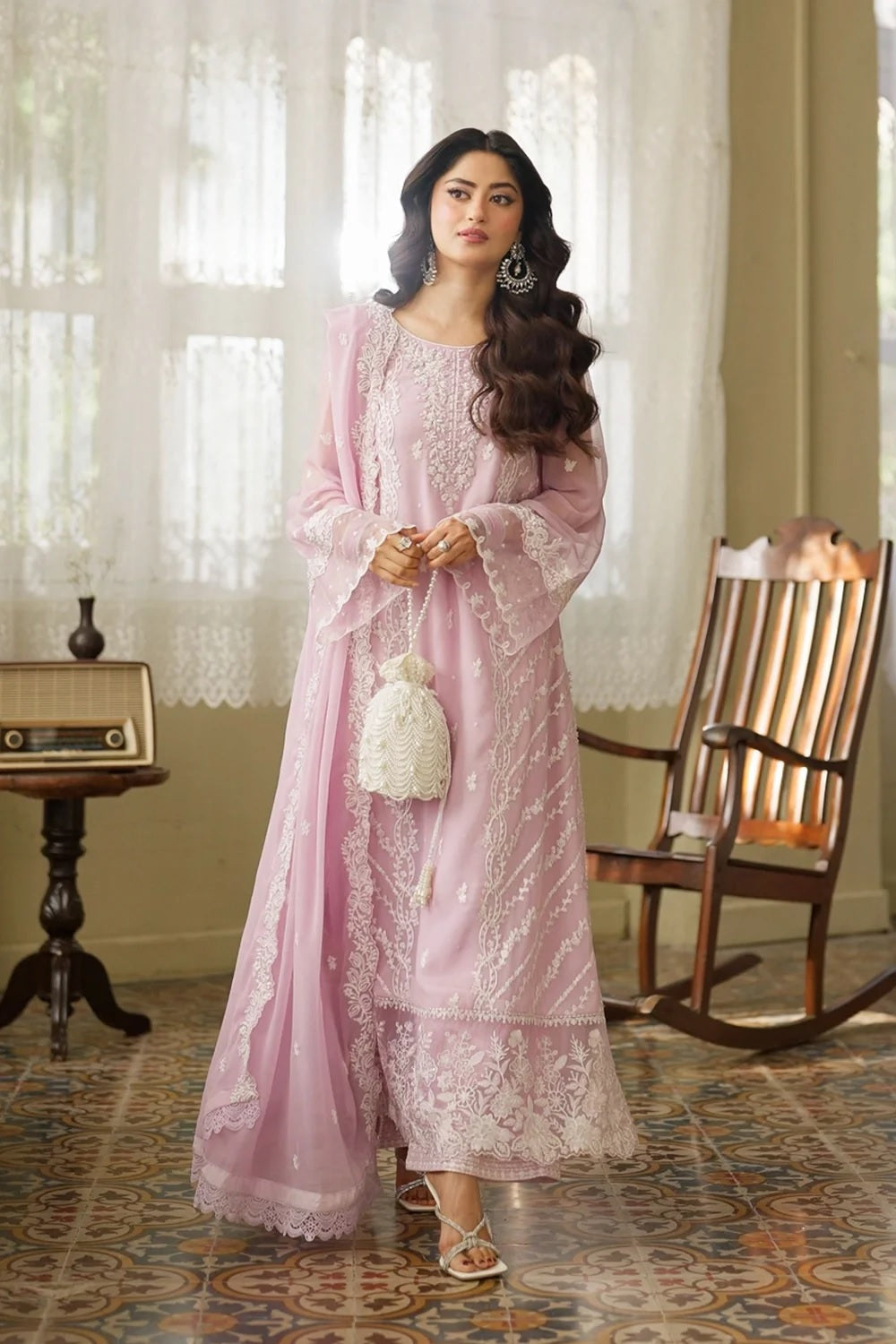 Azure Ensembles Luxury Embroidered Edition'26 Wisteria - TC-1643