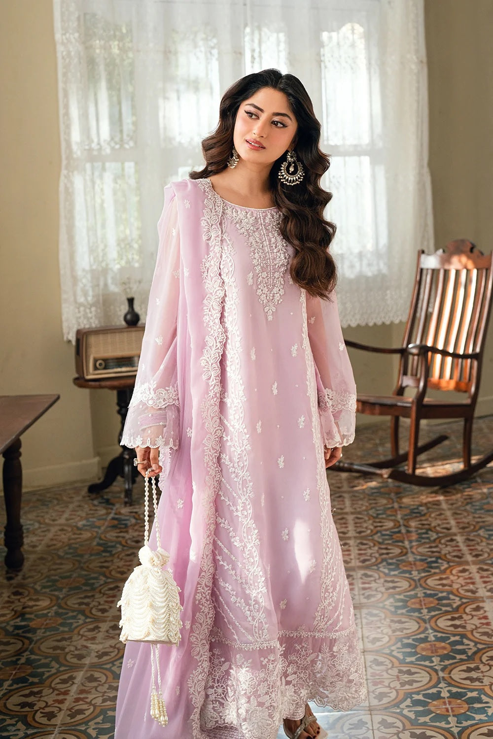 Azure Ensembles Luxury Embroidered Edition'26 Wisteria - TC-1643