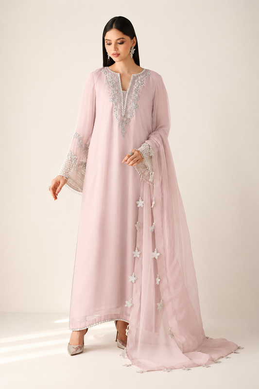 Baroque Luxury Embroidered Chiffon Edit'26 PR-1154 - TC-1562
