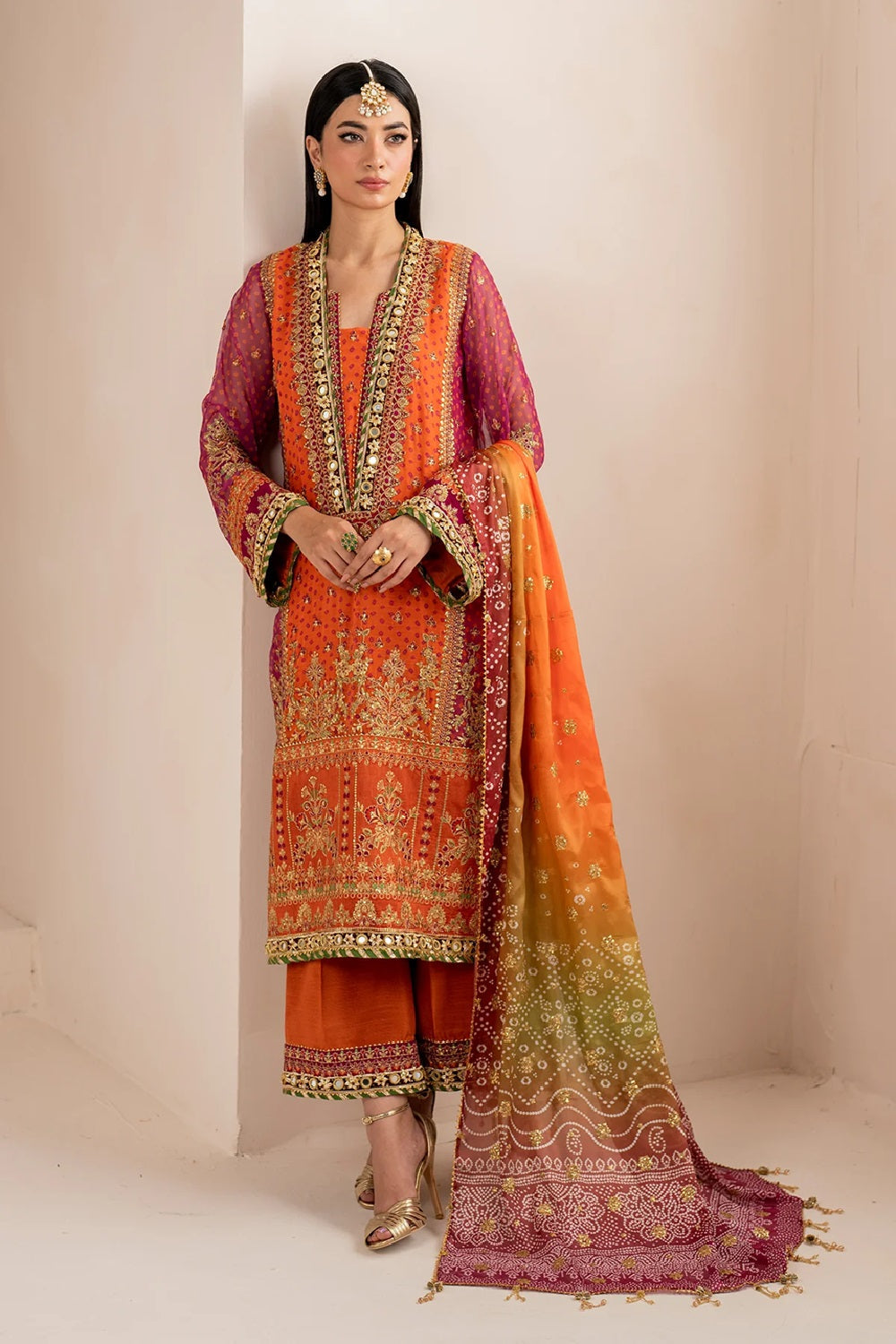 Baroque SF-706 Luxury Embroidered Chiffon Edit'26 - TC-1748