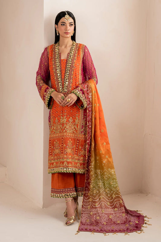 Baroque SF-706 Luxury Embroidered Chiffon Edit'26 - TC-1748