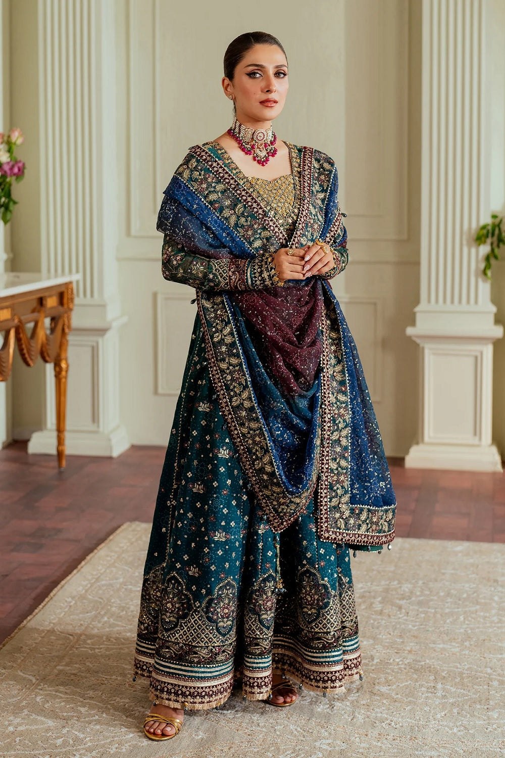 Baroque Chantelle Embroidered Formal Chiffon - CH13-03 - TC-1325