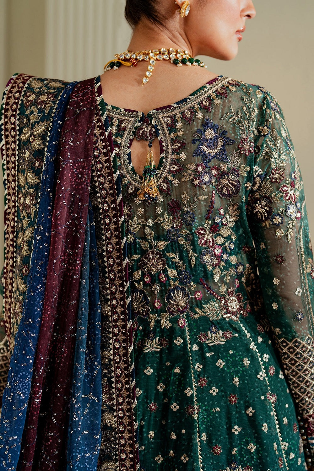 Baroque Chantelle Embroidered Formal Chiffon - CH13-03 - TC-1325