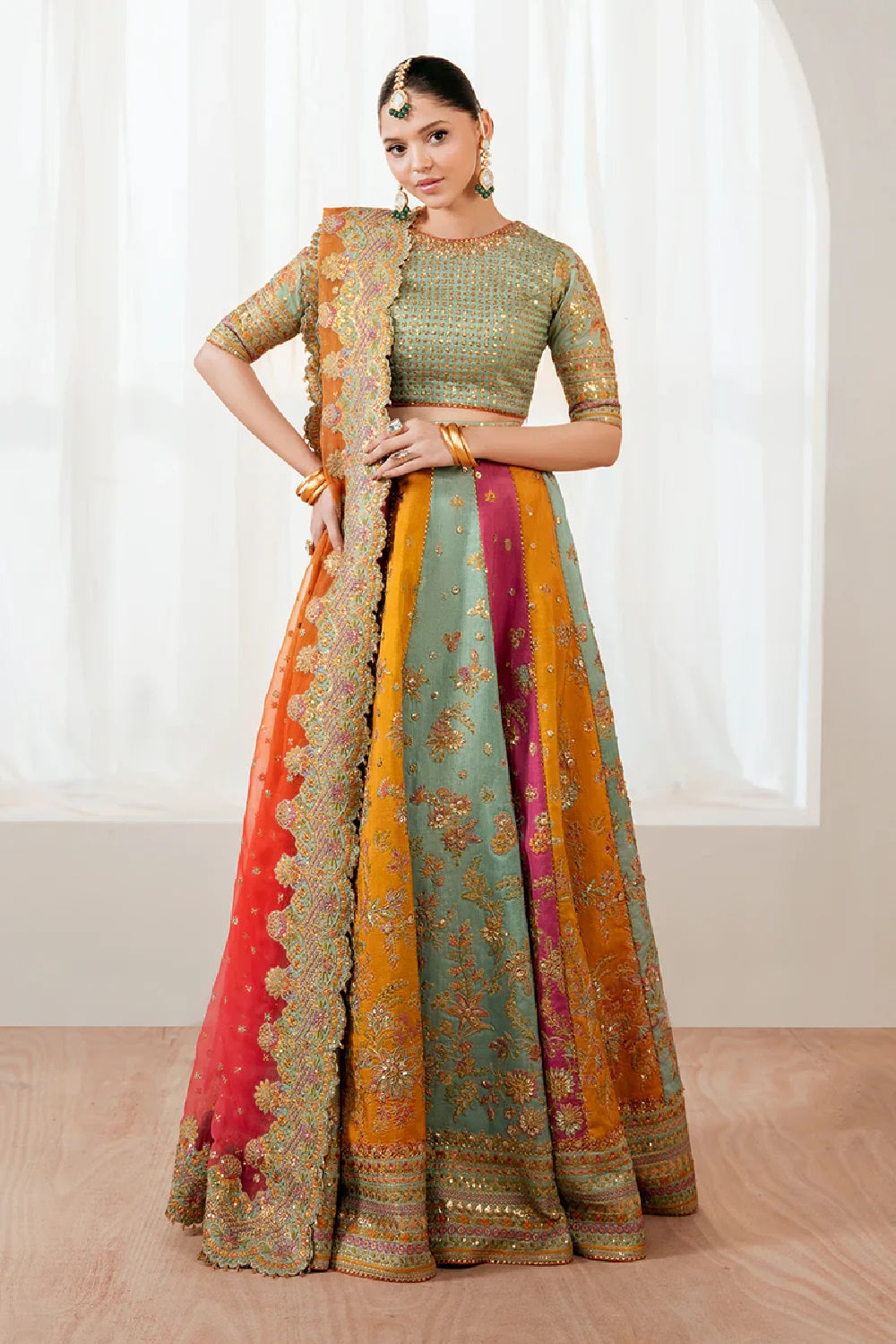 Baroque Luxury Embroidered Wedding Maxi SF-4036 - TC-1406