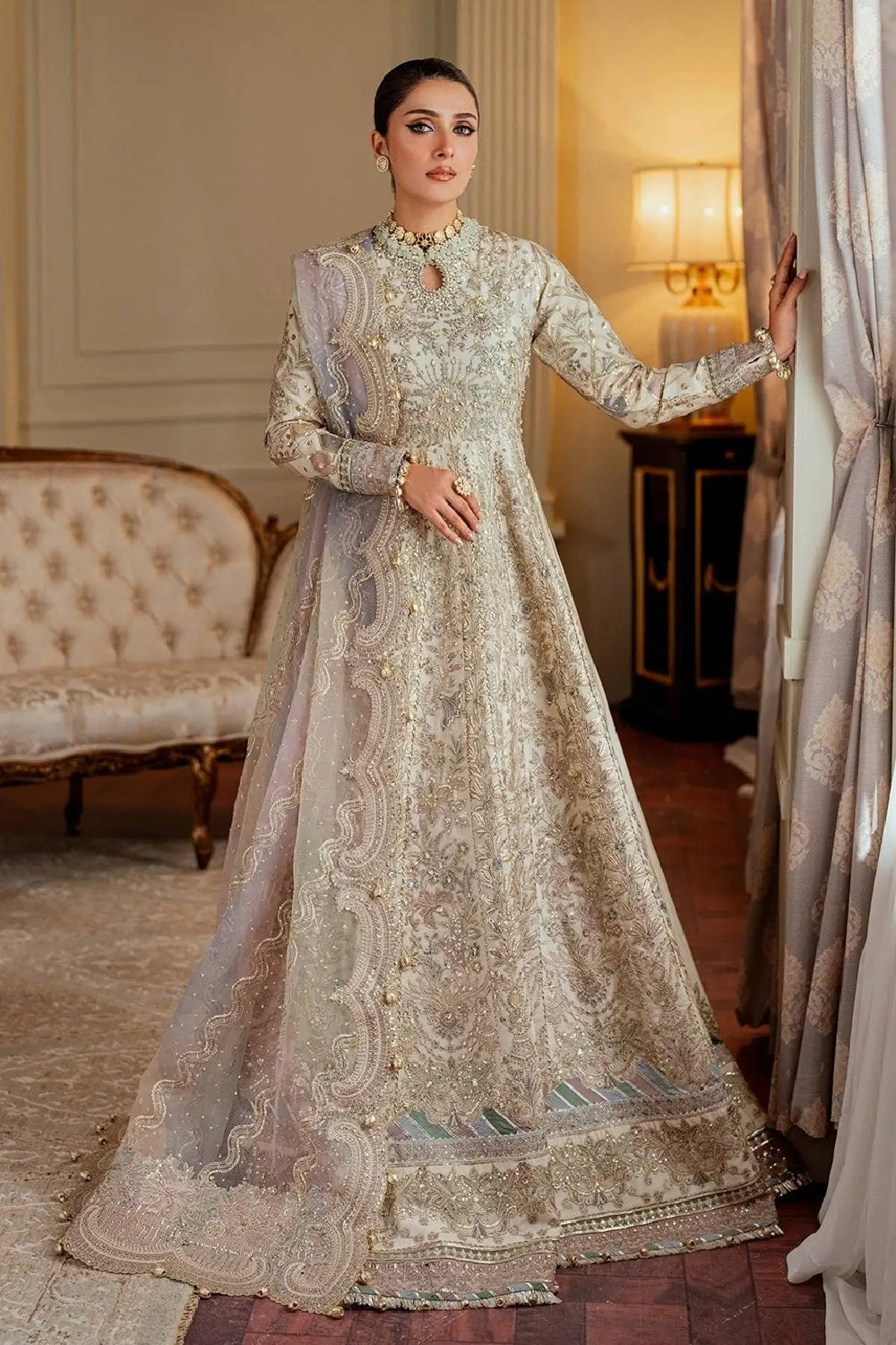 Baroque Chantelle Luxury Embroidered Formal Net CH 13-06 - TC-1468