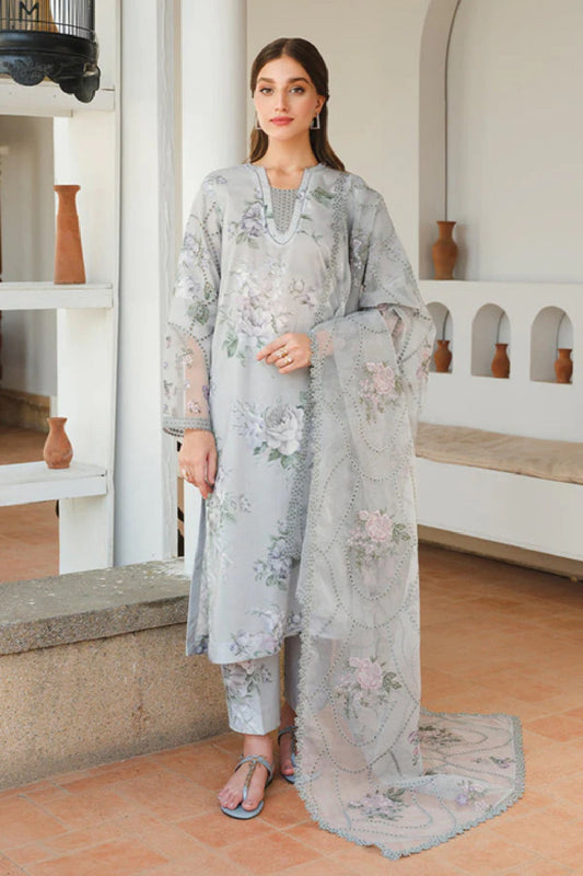 Baroque Luxury Embroidered Printed Lawn'25 UF-651 - TC-1335