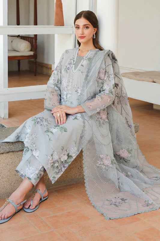 Baroque Luxury Embroidered Printed Lawn'25 UF-651 - TC-1335