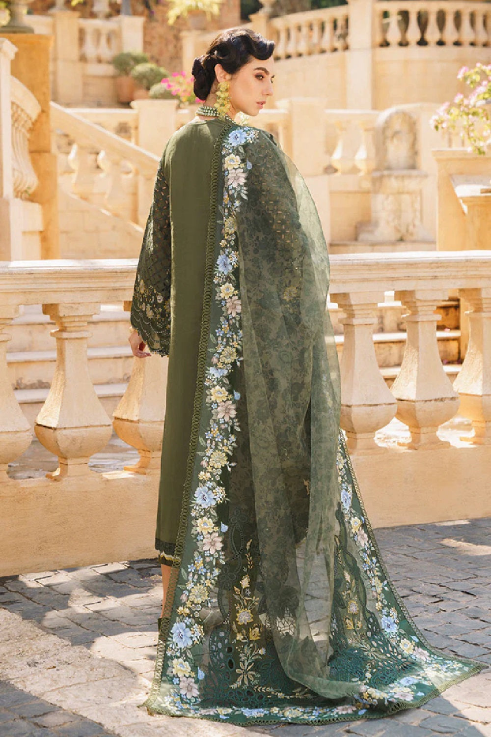 Baroque Luxury Embroidered Lawn BQ24SL D-10 - TC-1614