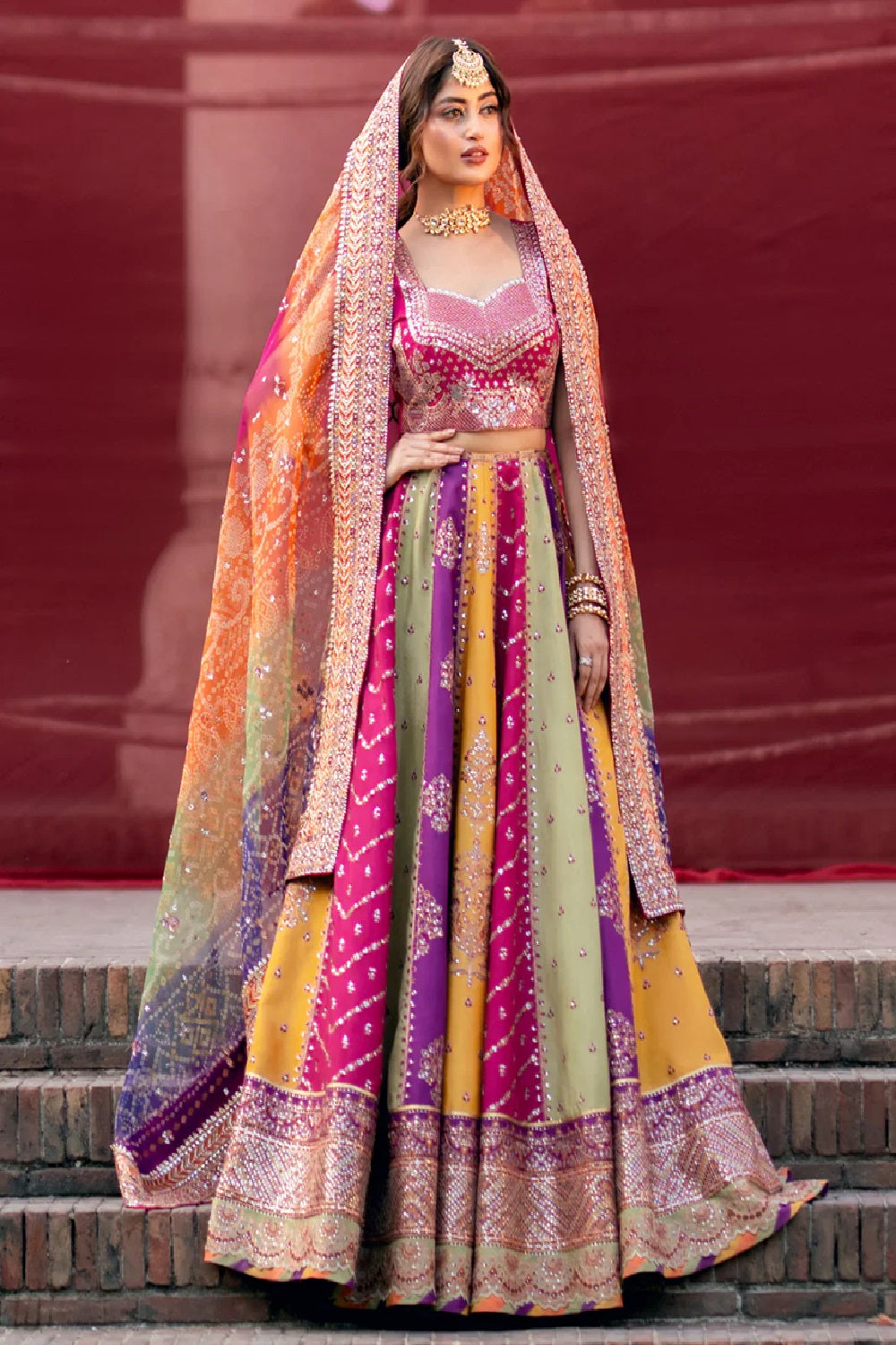 Bin Ilyas Luxury Wedding Festive Raw Silk Maxi Edition - D-607 - TC-1421