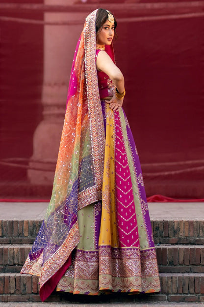 Bin Ilyas Luxury Wedding Festive Raw Silk Maxi Edition - D-607 - TC-1421