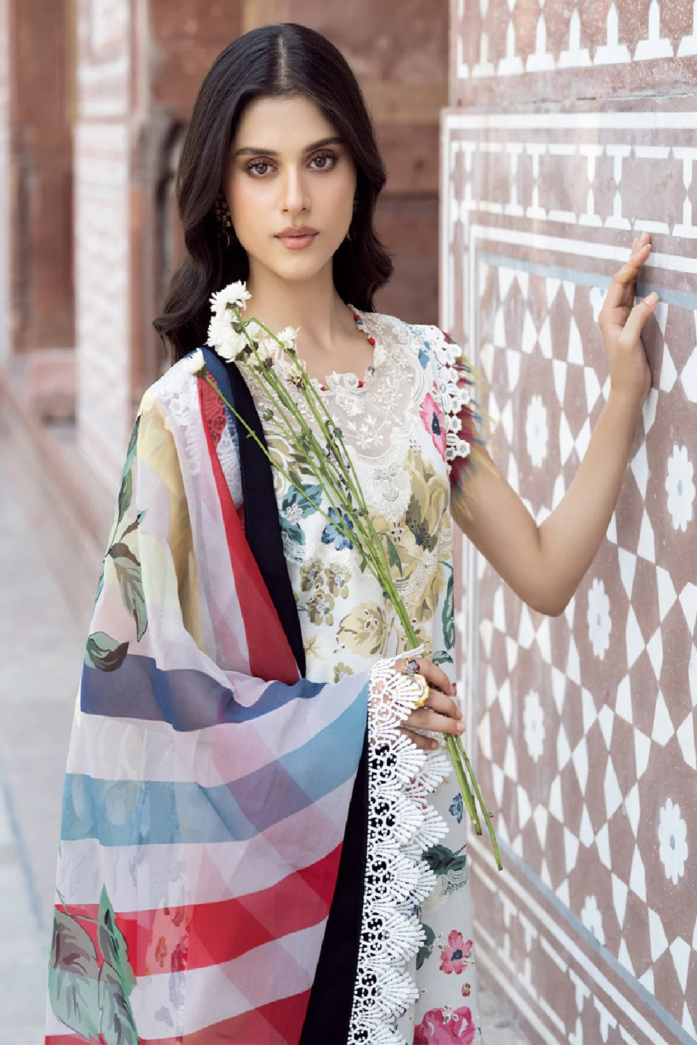 Bin Ilyas 2081 - A - Printed Embroidered Lawn Edit'26 - TC-1566