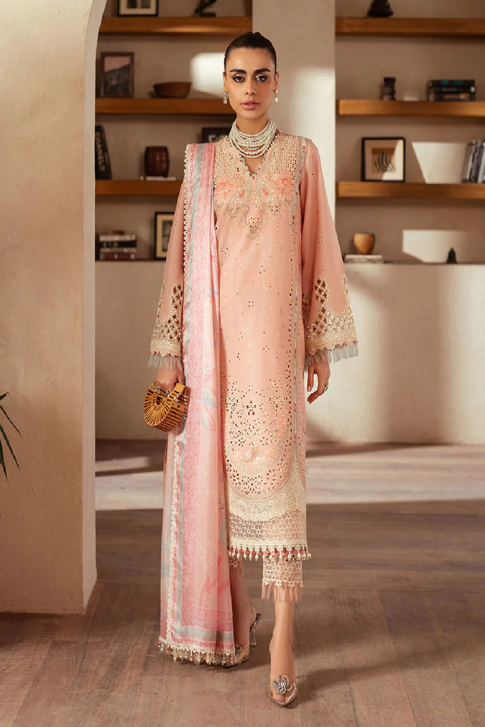 Mehroze By Bin Ilyas Luxury Embroidered Lawn'26 91 - B - TC-1567