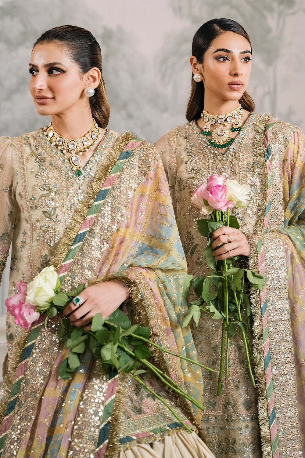 Baroque Chantelle Luxury Embroidered Chiffon - CH12-04 - TC-1020