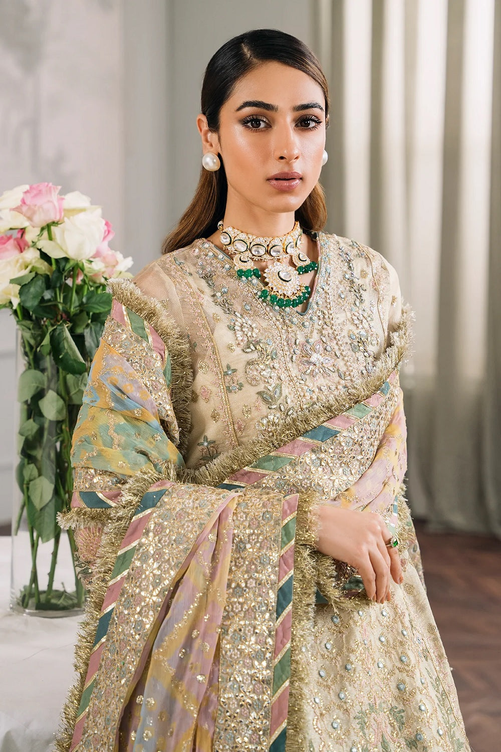 Baroque Chantelle Luxury Embroidered Chiffon - CH12-04 - TC-1020
