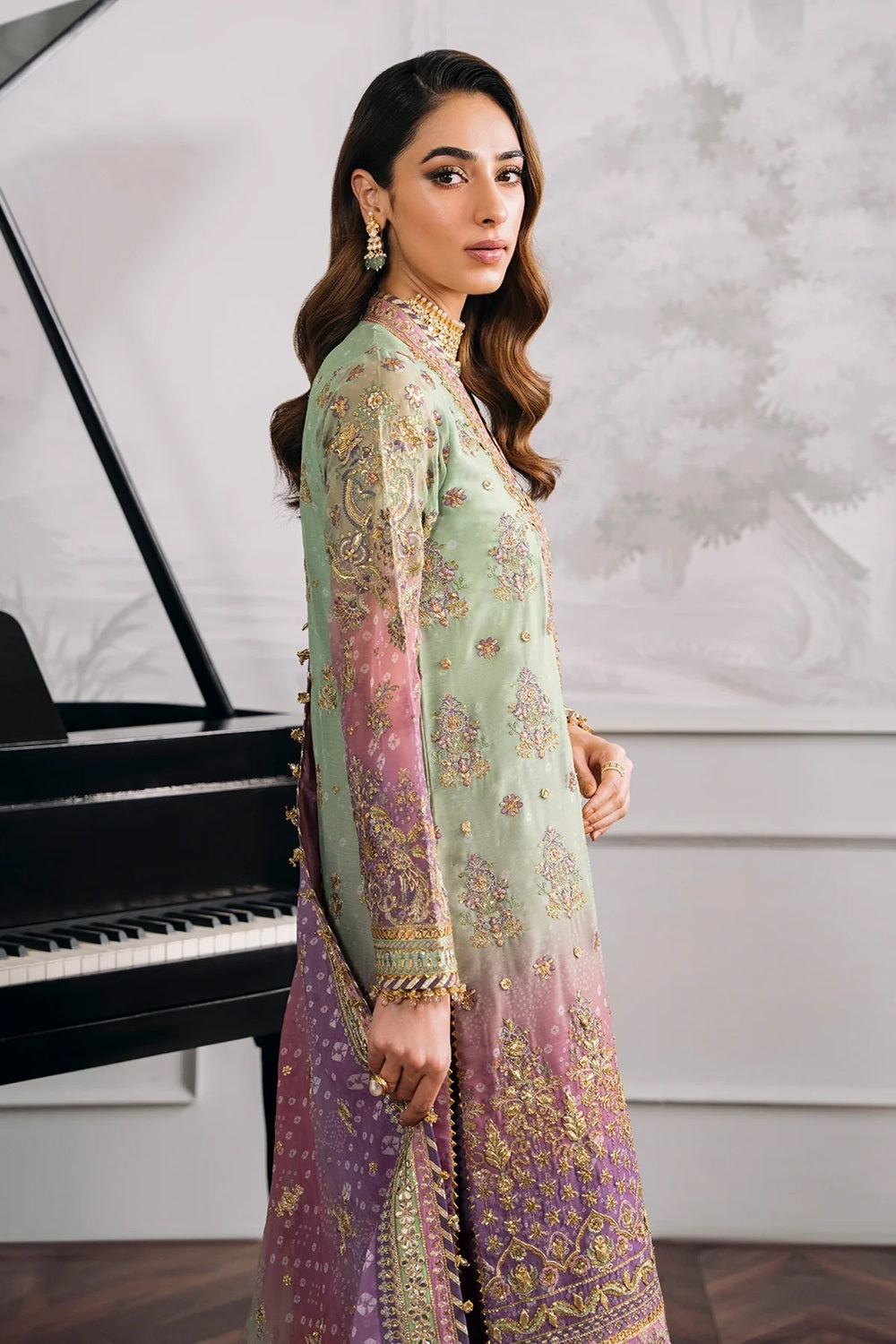 BAROQUE - CHANTELLE EMBROIDERED CHIFFON COLLECTION'25 - CH12-08 - TC-862