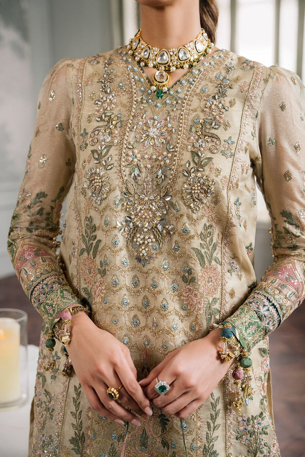 Baroque Chantelle Luxury Embroidered Chiffon - CH12-04 - TC-1020