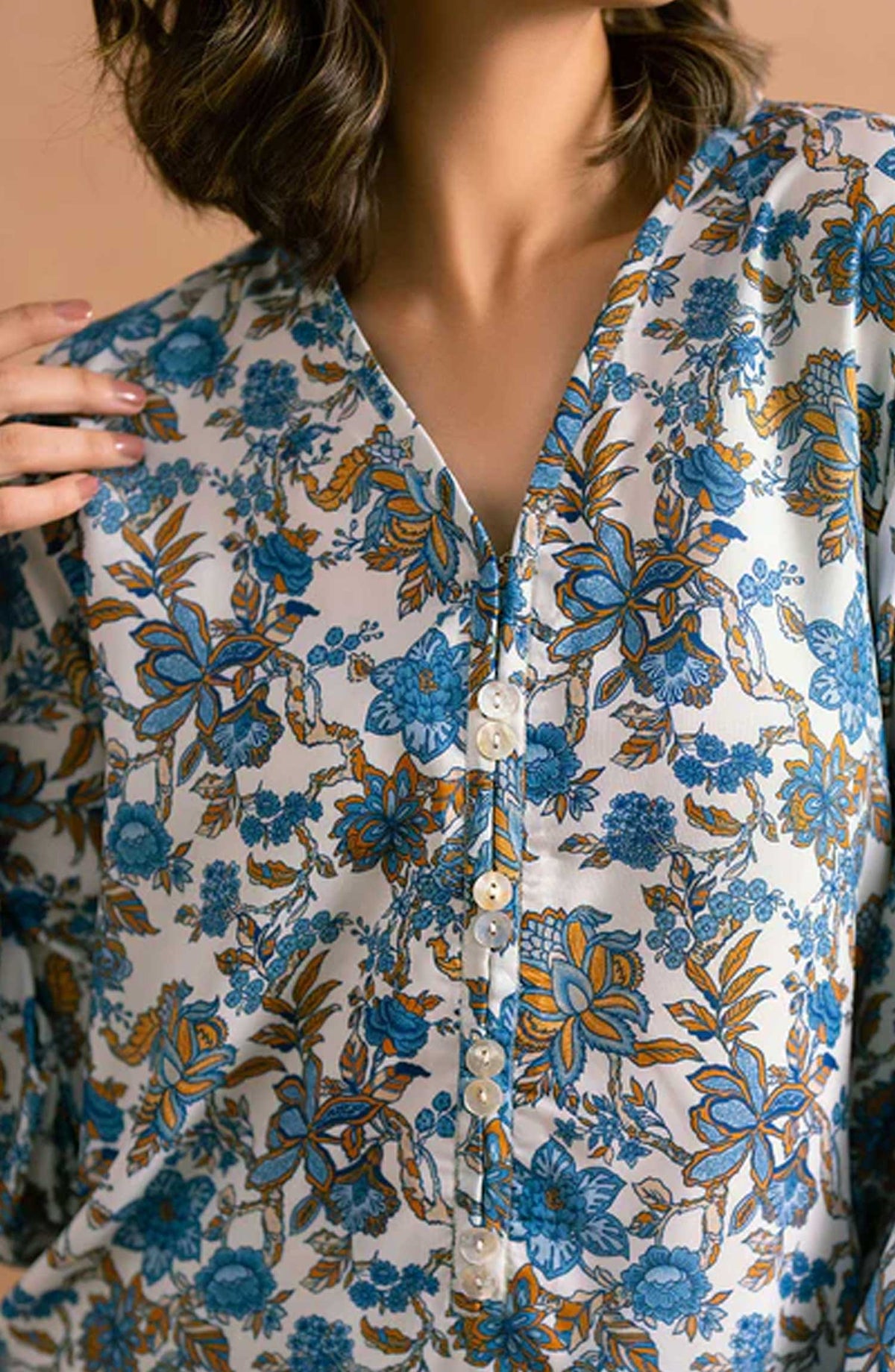 Ayla Studio Stitched one piece Casual Collection 2024 - Chinoiseries Bliss
