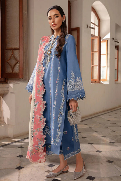 Crimson - Modern Memsaab Luxury Embroidered Lawn - CWTR24-D4 - TC-1656