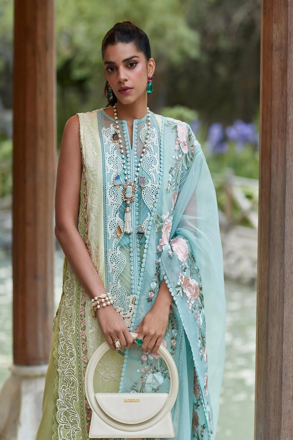 Crimson X Saira Shakira Luxury Lawn 2026 - Mountain Love - D6 A - TC-612