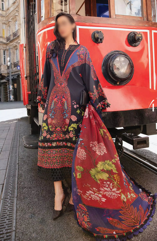 Maria B Unstitched M.Prints Fall Edit 2024 - D 04 B