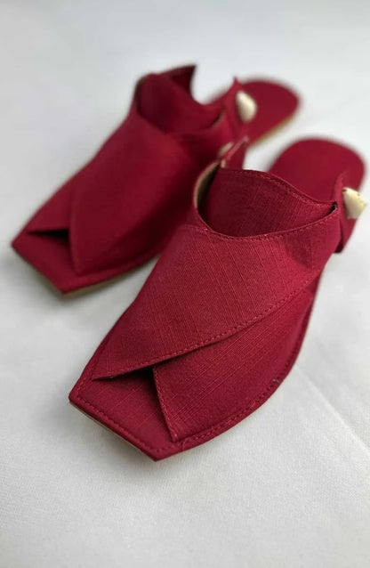 Daily Essential Luxury Khaddar 2PCs Collection-D 05 MAROON