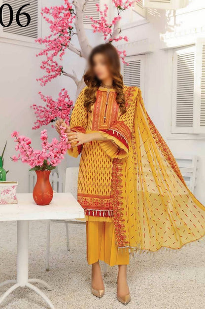 Sanam Saeed Swiss Lawn Collection'2021 D-06
