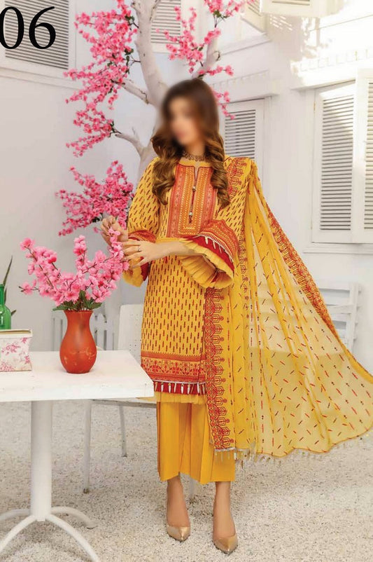 Sanam Saeed Swiss Lawn Collection'2021 D-06