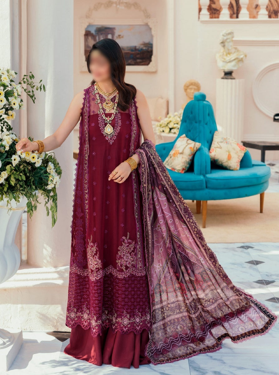 Noor Chiffon Laserkari 2022 By Saadia Asad D 06