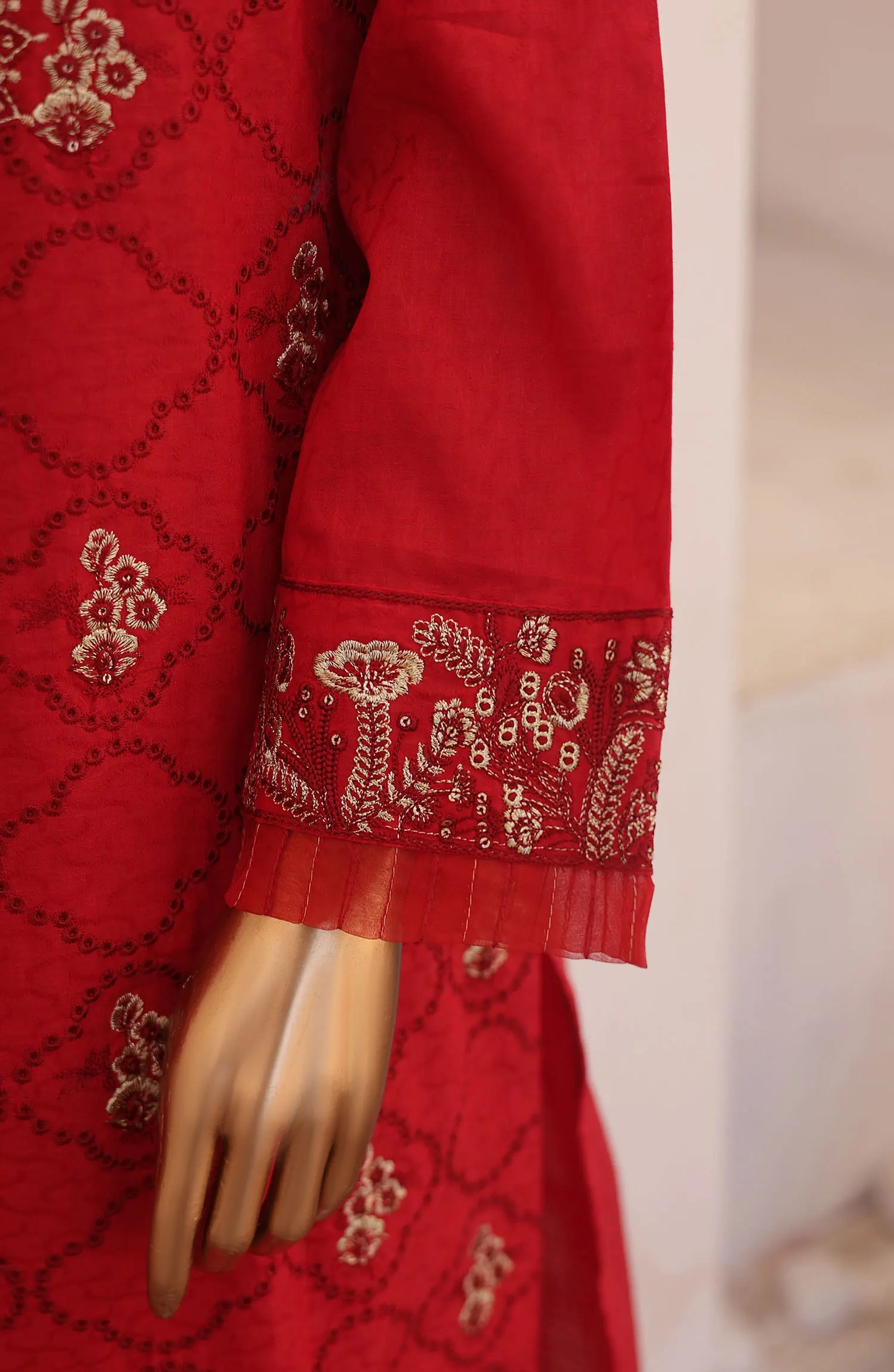 Qalamkar Lawn Pret Collection 2024 - Design 01