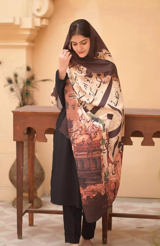 Odhnis By TNG Store - Din Purane Odhni (Brown)