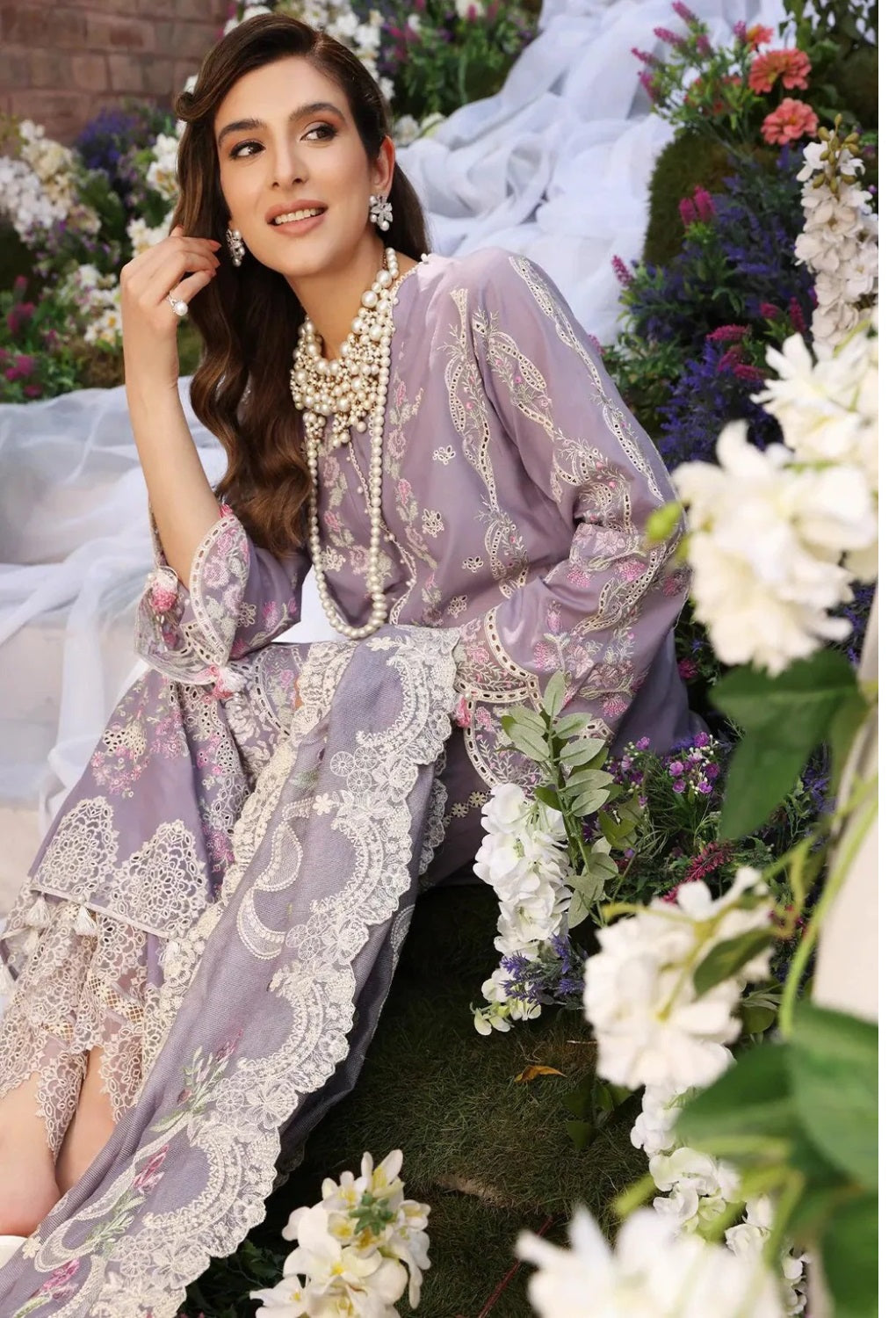 Elaf Festive Chikankari Lawn 2025 - ECF-02 RAPUNZEL - TC-601