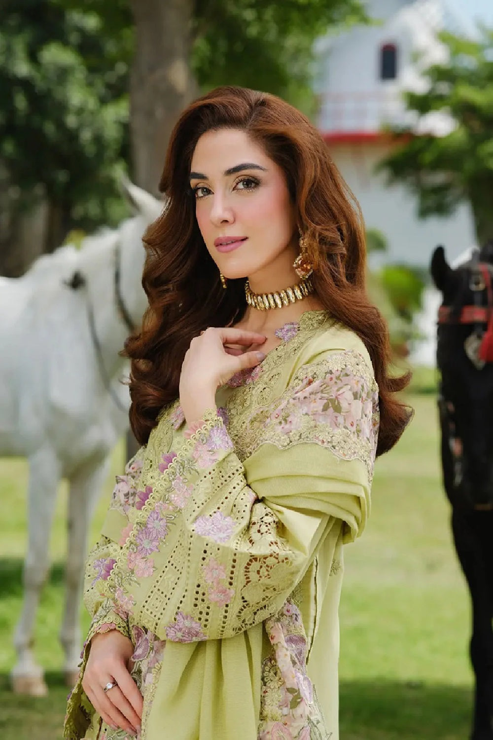 Elaf Premium - Luxury Lawn Edition' 26 - ELH-1A PISTACIA - TC-1503