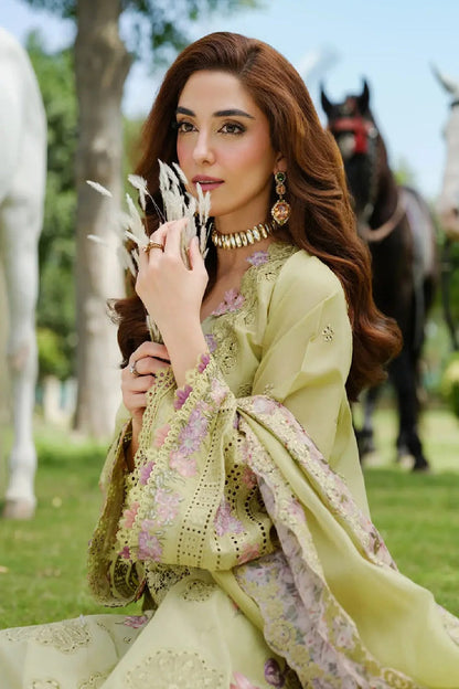 Elaf Premium - Luxury Lawn Edition' 26 - ELH-1A PISTACIA - TC-1503