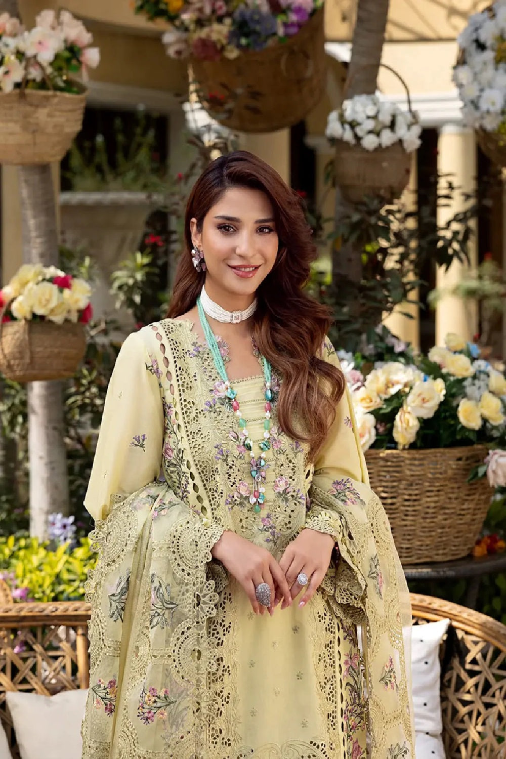 Elaf Premium - Luxury Lawn Edition' 25 - ELM-3A BAHAAR - TC-1521