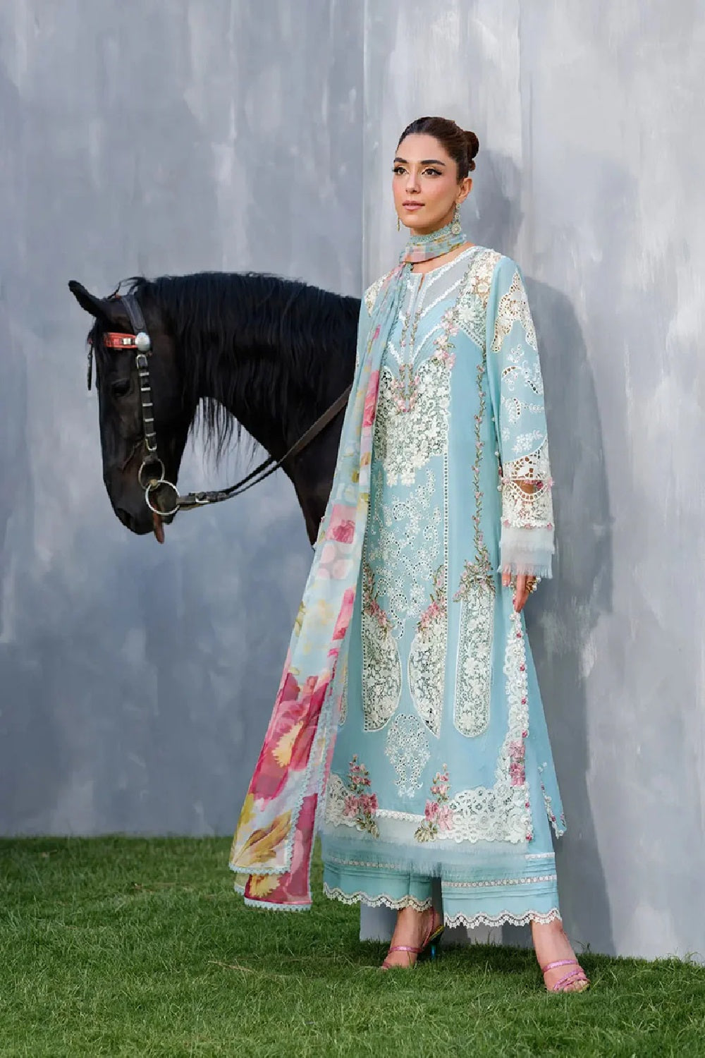 Elaf Premium - Luxury Lawn Edition' 26 - ELH-5B ELYA - TC-1552