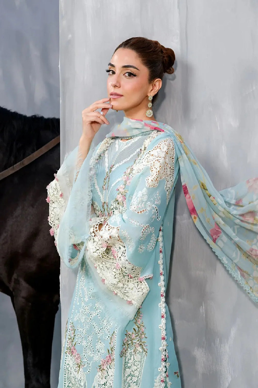 Elaf Premium - Luxury Lawn Edition' 26 - ELH-5B ELYA - TC-1552