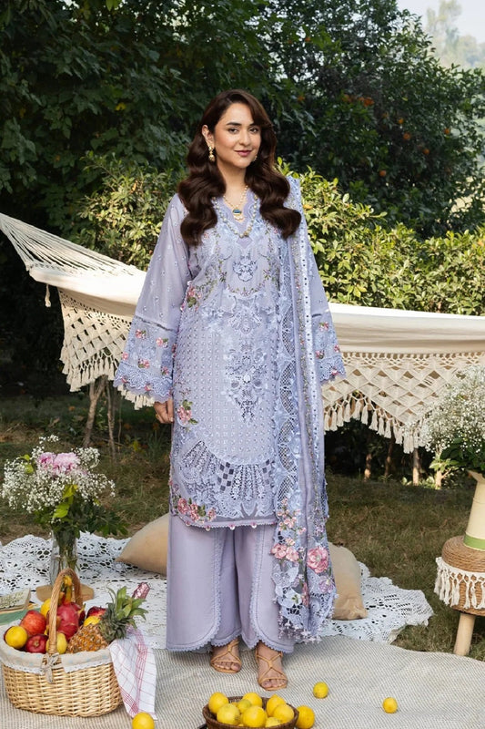 Elaf Premium - Embroidered Chikankari Lawn'26 - ELY-3B PARADISE - TC-1630