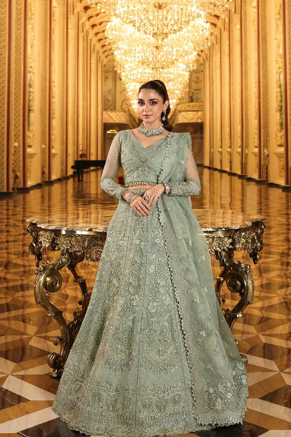Elaf Premium Stardom - Formal Handwork'26 - ESH-03 LIME LIGHT - TC-1636